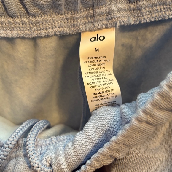 ALO Yoga Light Blue Joggers - Picture 3 of 7